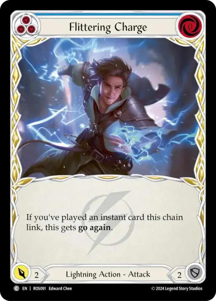 Flittering Charge (Blue) [Rosetta] - Flesh And Blood Single