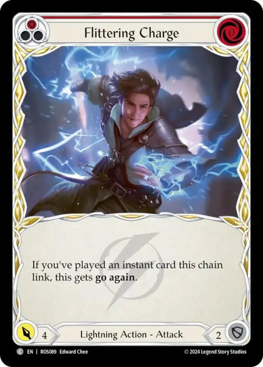 Flittering Charge (Red) [Rosetta] - Flesh And Blood Single