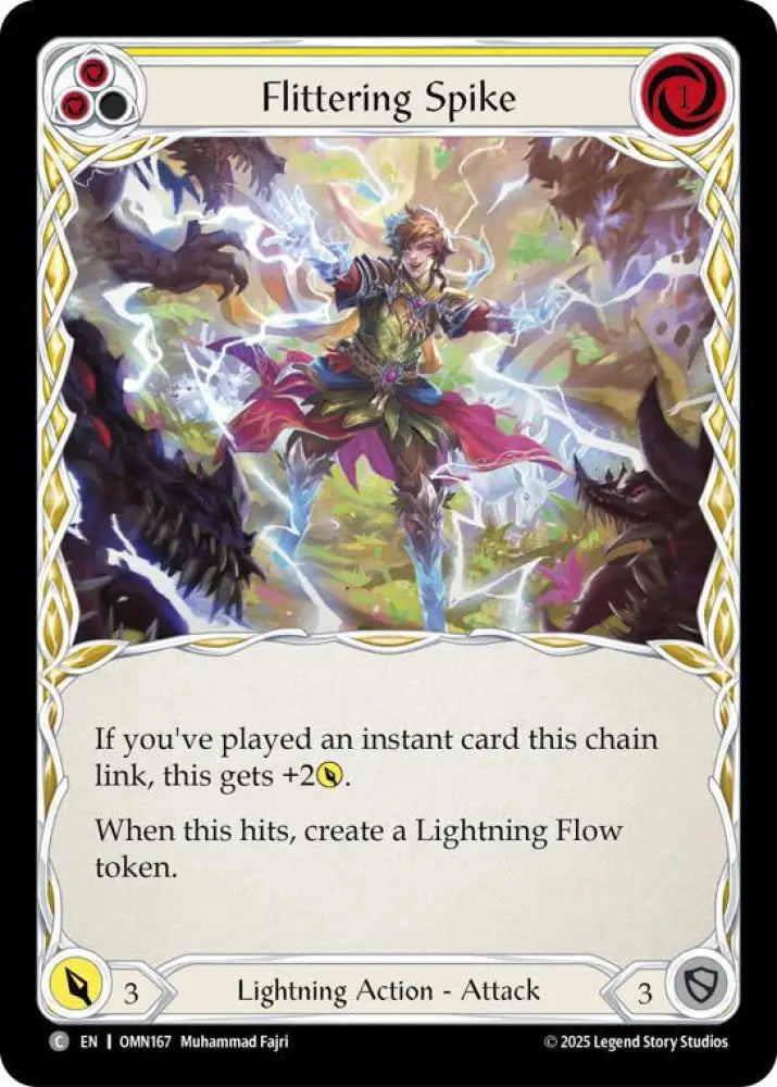 Flittering Spike (Yellow) (OMN167) [Omens of the Third Age]