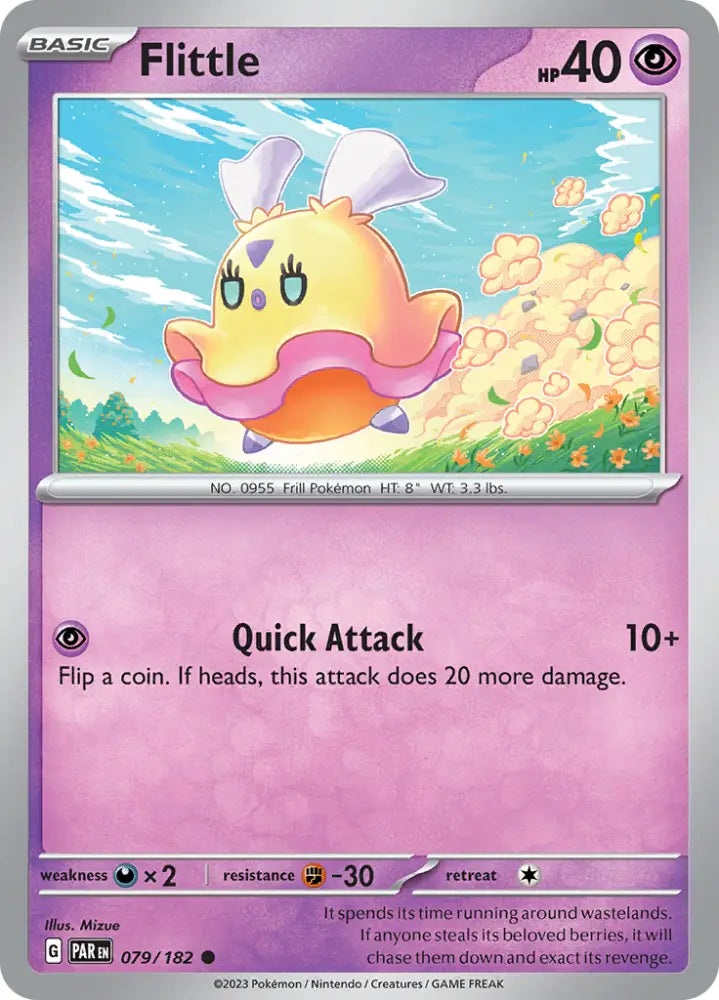 Flittle (079/182) [Scarlet & Violet: Paradox Rift] - Pokemon Single