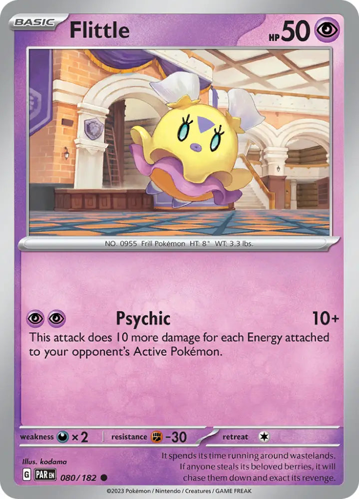 Flittle (080/182) [Scarlet & Violet: Paradox Rift] - Pokemon Single