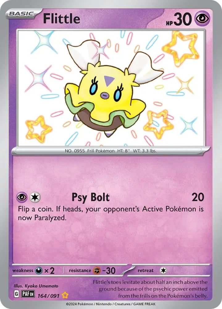 Flittle (164/091) [Scarlet & Violet: Paldean Fates] - Pokemon Single