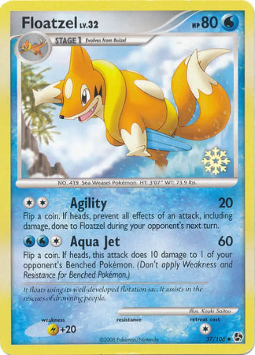 Floatzel (37/106) [Countdown Calendar Promos] - Pokemon Single