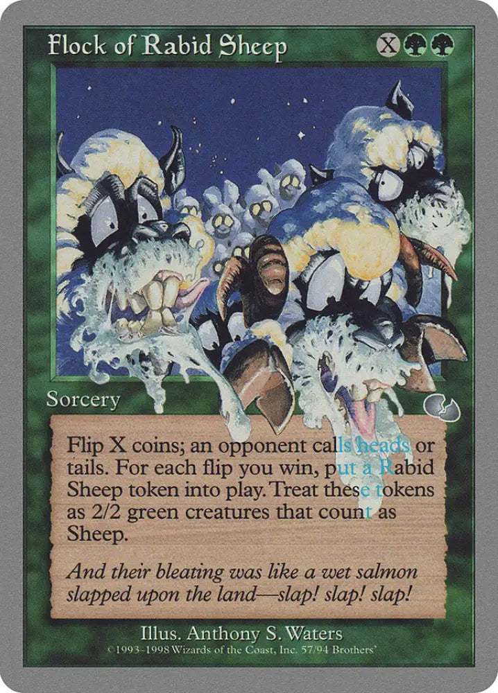 Flock of Rabid Sheep [Unglued] - MTG Single