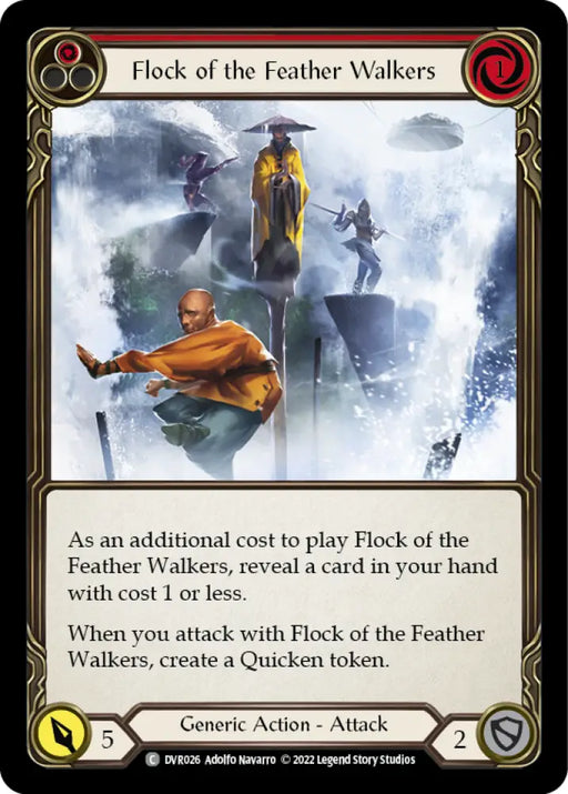 Flock of the Featherwalkers (Red) [DVR026] (Classic Battles: Rhinar vs Dorinthea) - Flesh And Blood Single