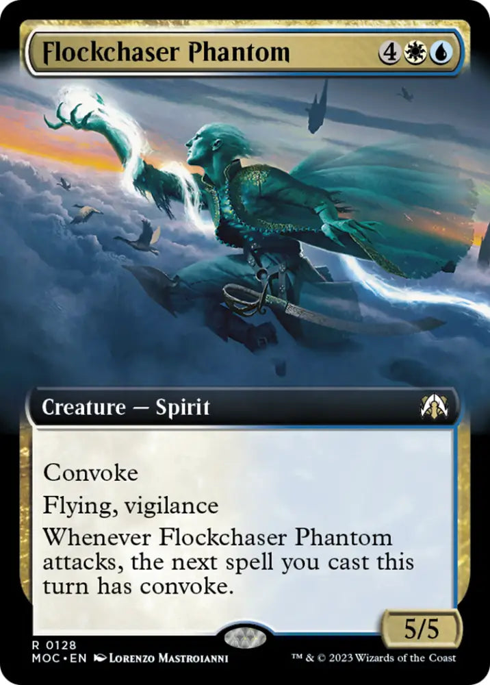 Flockchaser Phantom (Extended Art) [March of the Machine Commander] - MTG Single