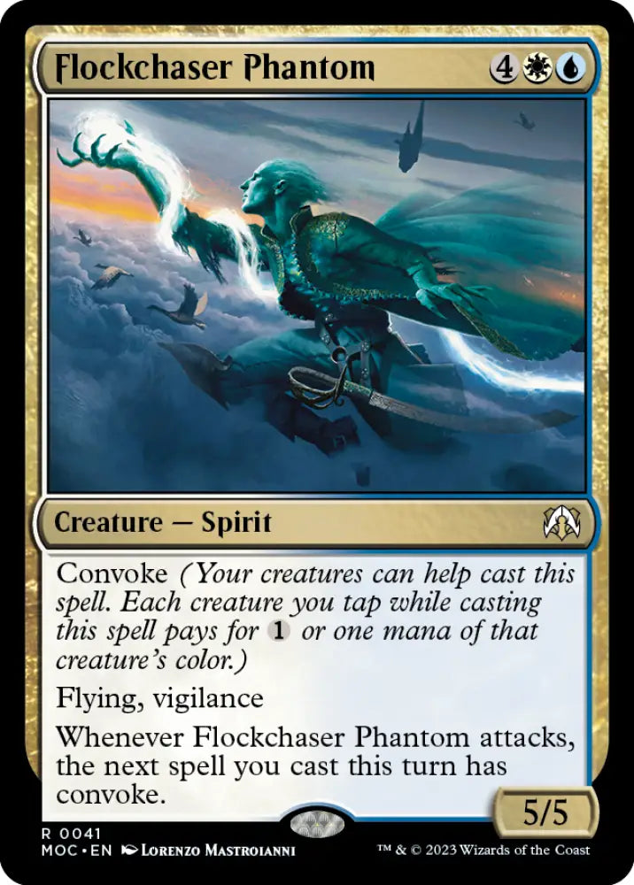 Flockchaser Phantom [March of the Machine Commander] - MTG Single