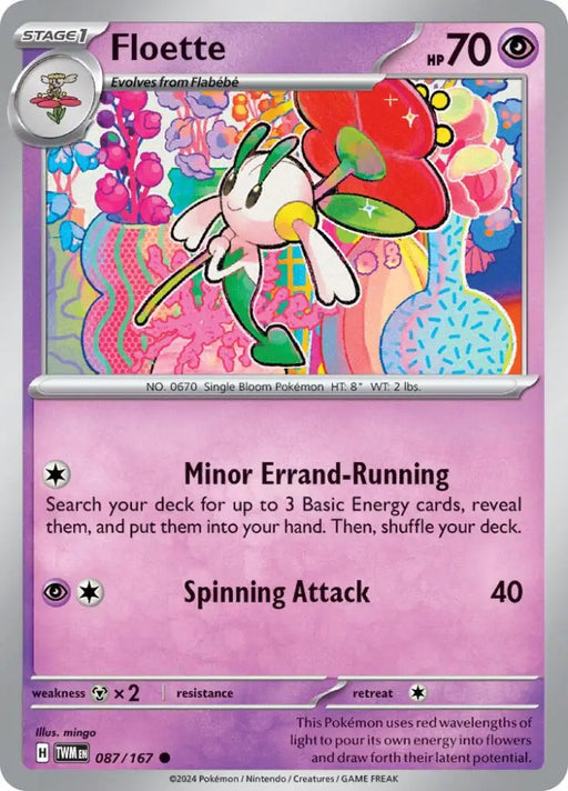 Floette (087/167) [Scarlet & Violet: Twilight Masquerade] - Pokemon Single