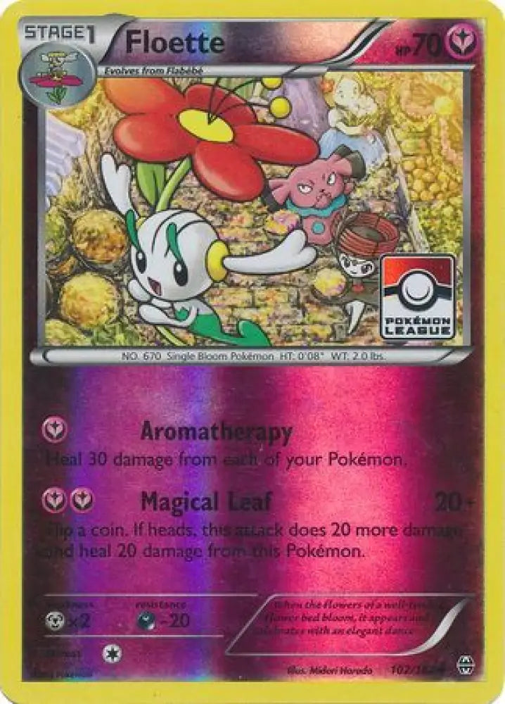 Floette (102/162) (League Promo) [XY: BREAKthrough] - Pokemon Single