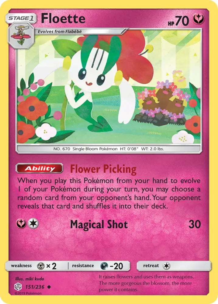 Floette (151/236) [Sun & Moon: Cosmic Eclipse] - Pokemon Single
