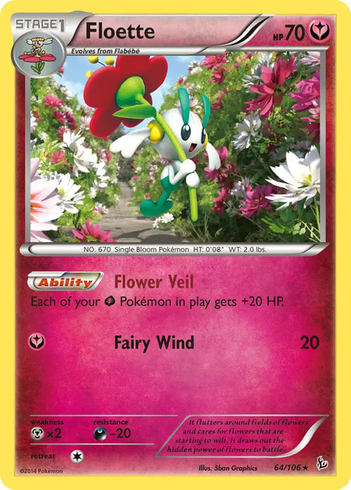 Floette (64/106) [XY: Flashfire] - Pokemon Single
