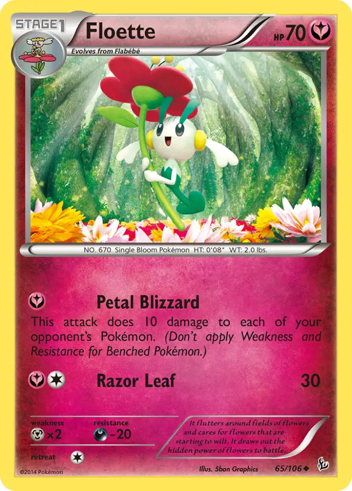 Floette (65/106) [XY: Flashfire] - Pokemon Single