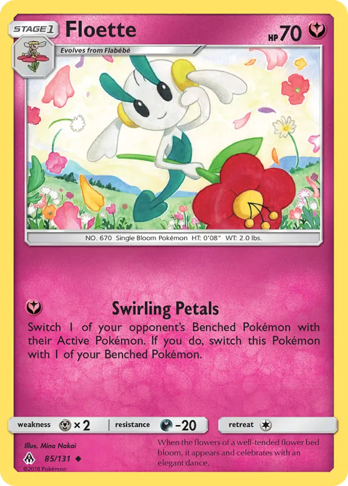 Floette (85/131) [Sun & Moon: Forbidden Light] - Pokemon Single
