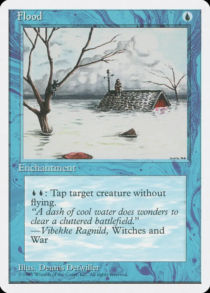 Flood [Fourth Edition] - MTG Single