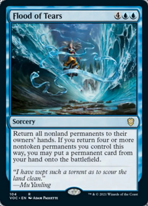 Flood of Tears [Innistrad: Crimson Vow Commander] - MTG Single