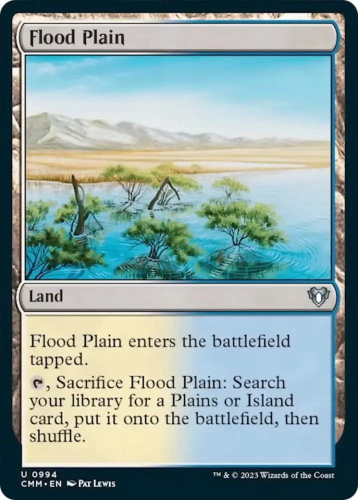 Flood Plain [Commander Masters] - MTG Single
