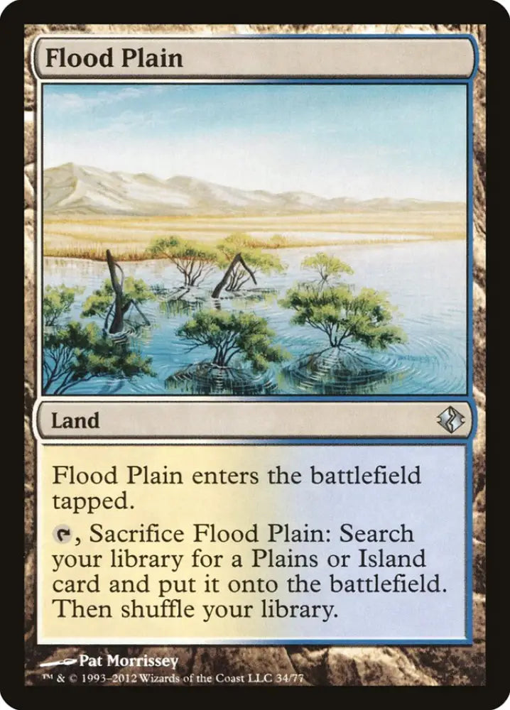 Flood Plain [Duel Decks: Venser vs. Koth] - MTG Single