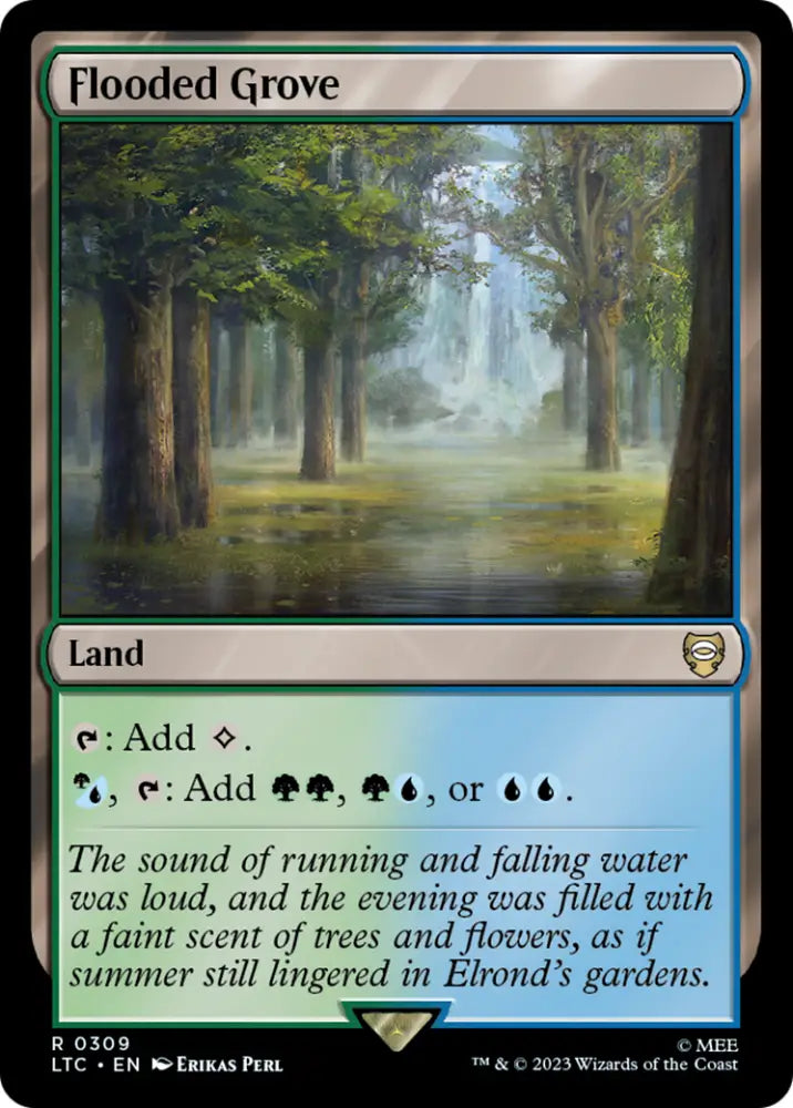 Flooded Grove [The Lord of the Rings: Tales of Middle-Earth Commander] - MTG Single