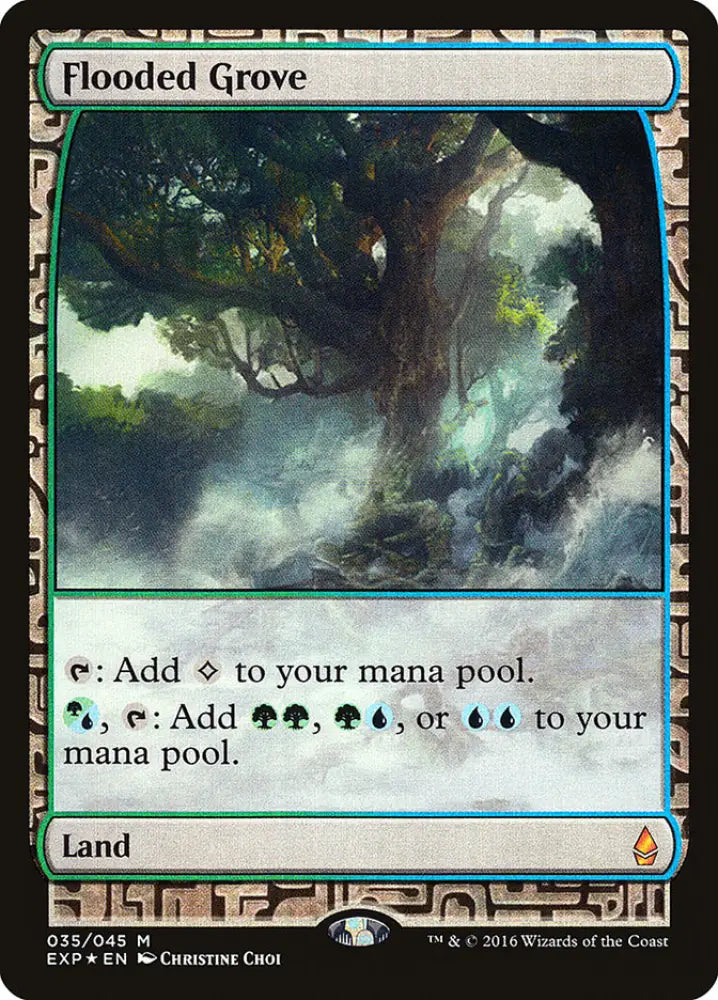 Flooded Grove [Zendikar Expeditions] - MTG Single
