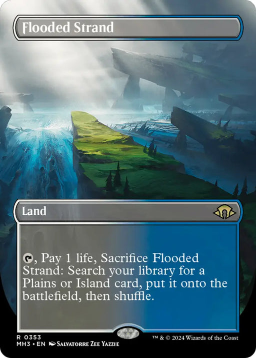Flooded Strand (Borderless) [Modern Horizons 3] - MTG Single