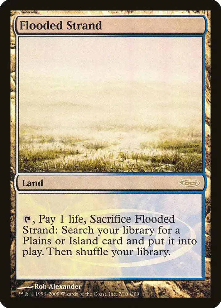 Flooded Strand [Judge Gift Cards 2009] - MTG Single