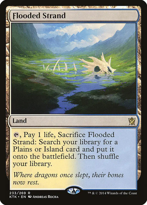 Flooded Strand [Khans of Tarkir] - MTG Single