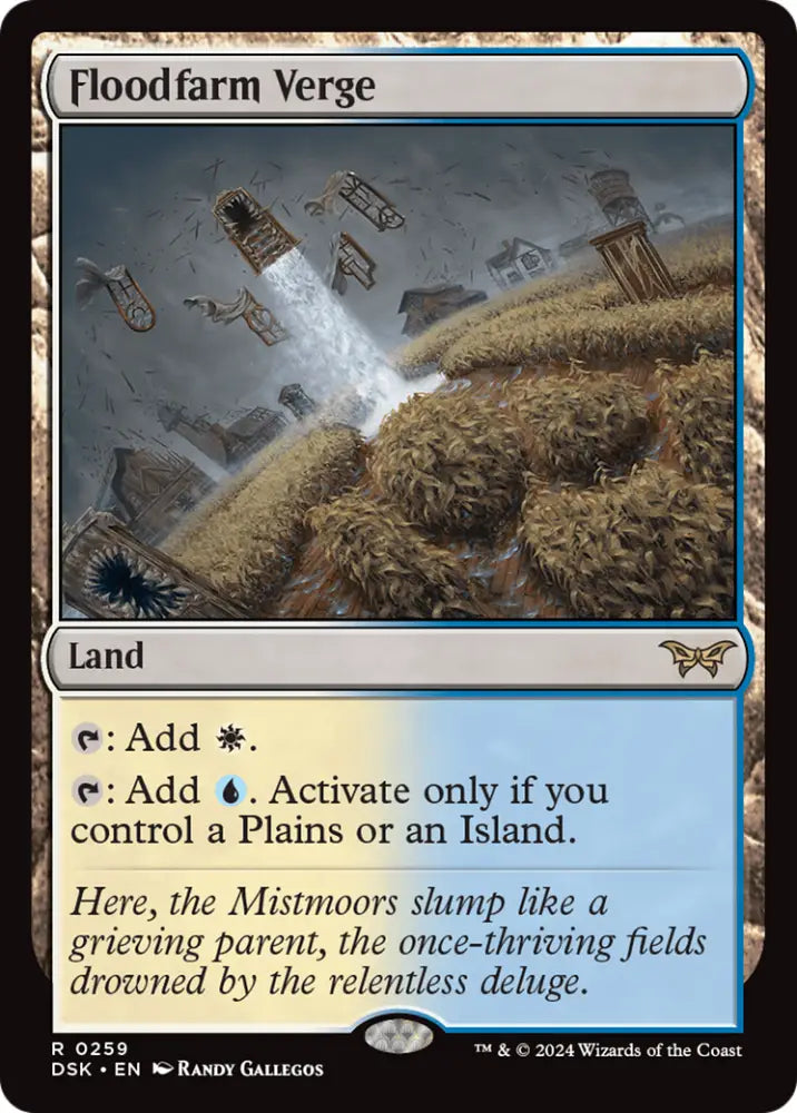 Floodfarm Verge [Duskmourn: House of Horror] - MTG Single