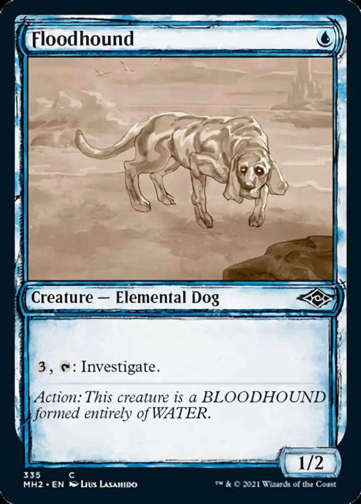 Floodhound (Sketch) [Modern Horizons 2] - MTG Single