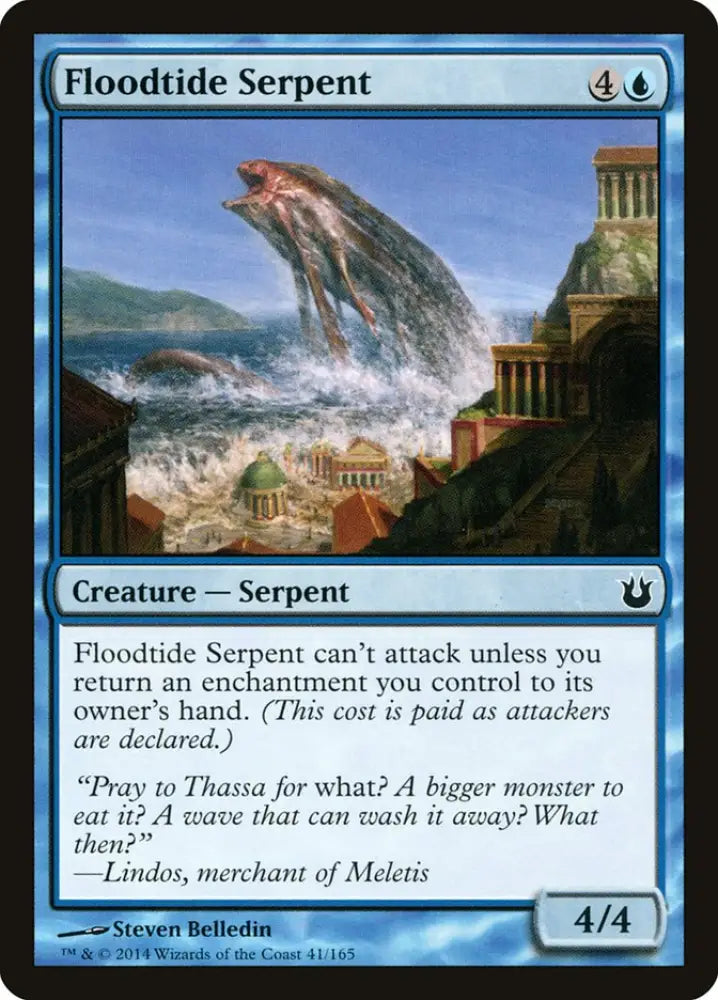 Floodtide Serpent [Born of the Gods] - MTG Single