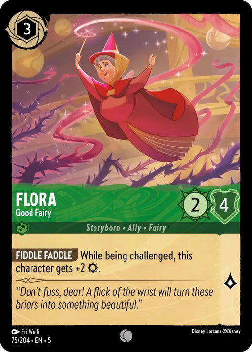 Flora - Good Fairy (75/204) [Shimmering Skies] - Lorcana Single