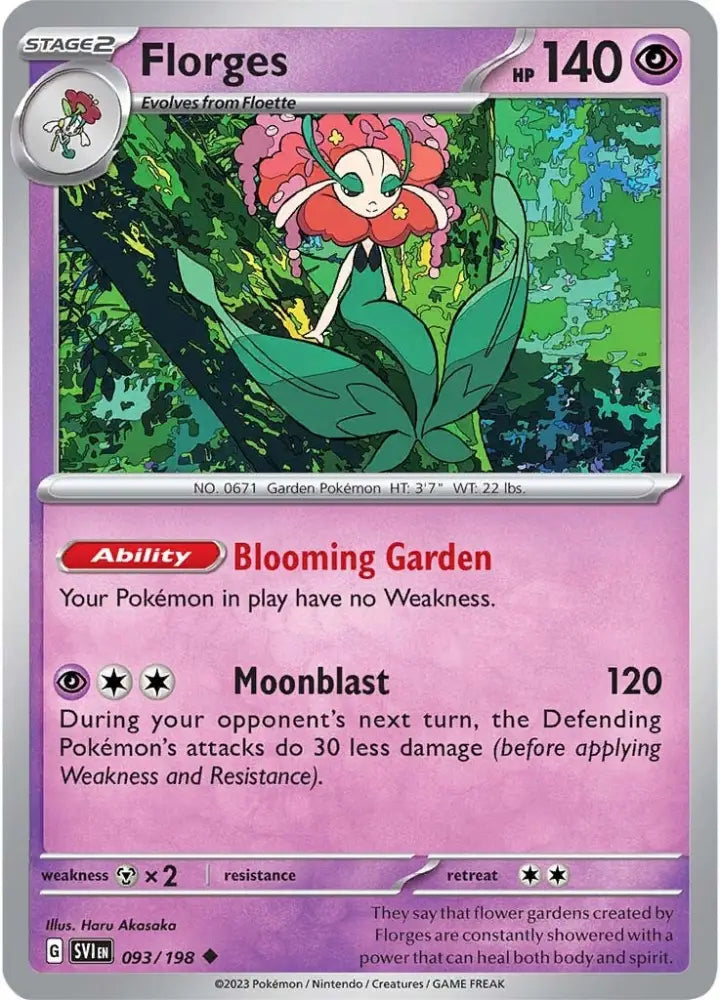Florges (093/198) [Scarlet & Violet: Base Set] - Pokemon Single