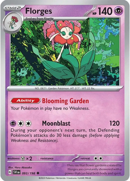 Florges (093/198) [Scarlet & Violet: Base Set] - Pokemon Single