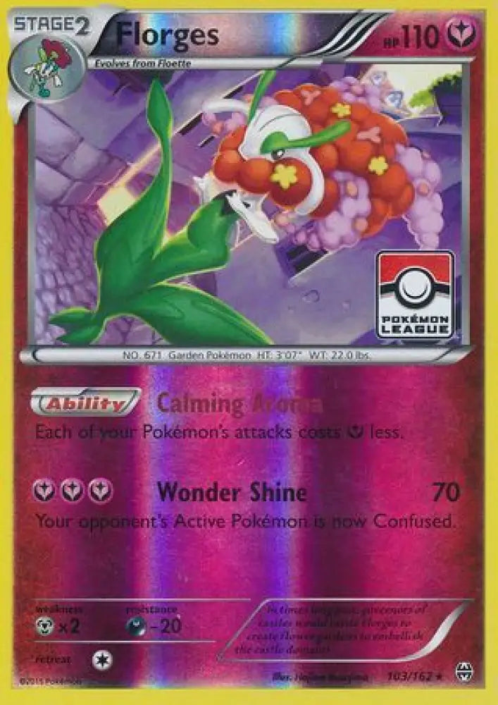 Florges (103/162) (League Promo) [XY: BREAKthrough] - Pokemon Single