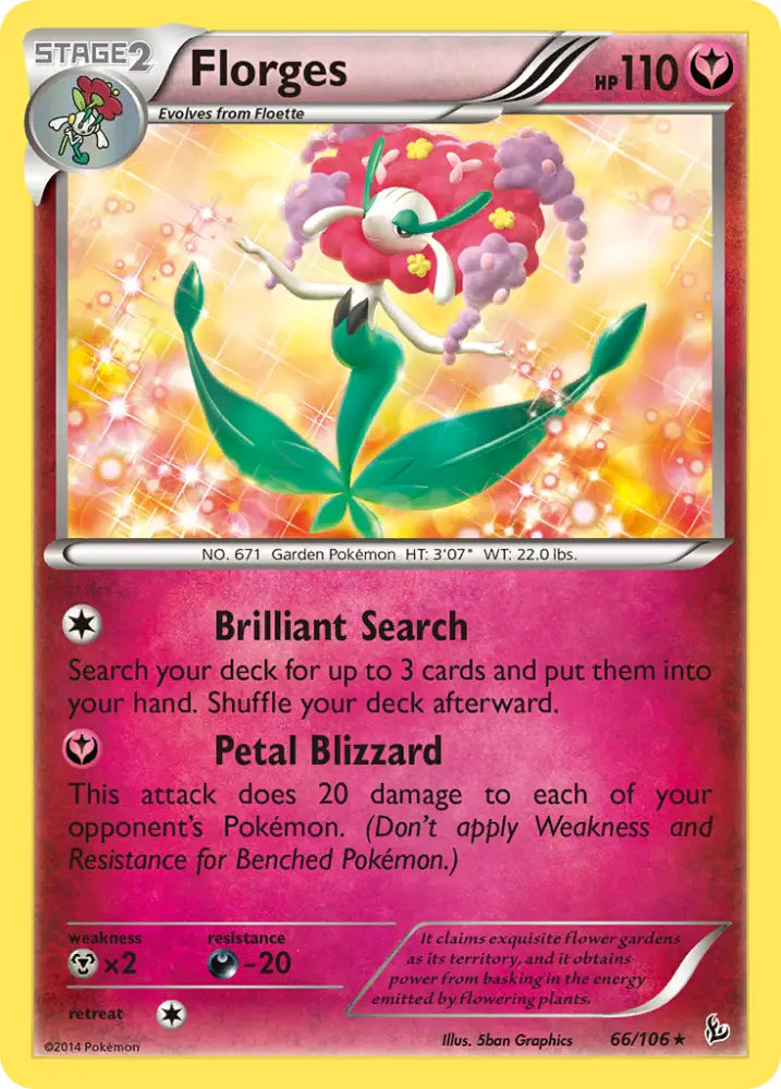 Florges (66/106) [XY: Flashfire] - Pokemon Single