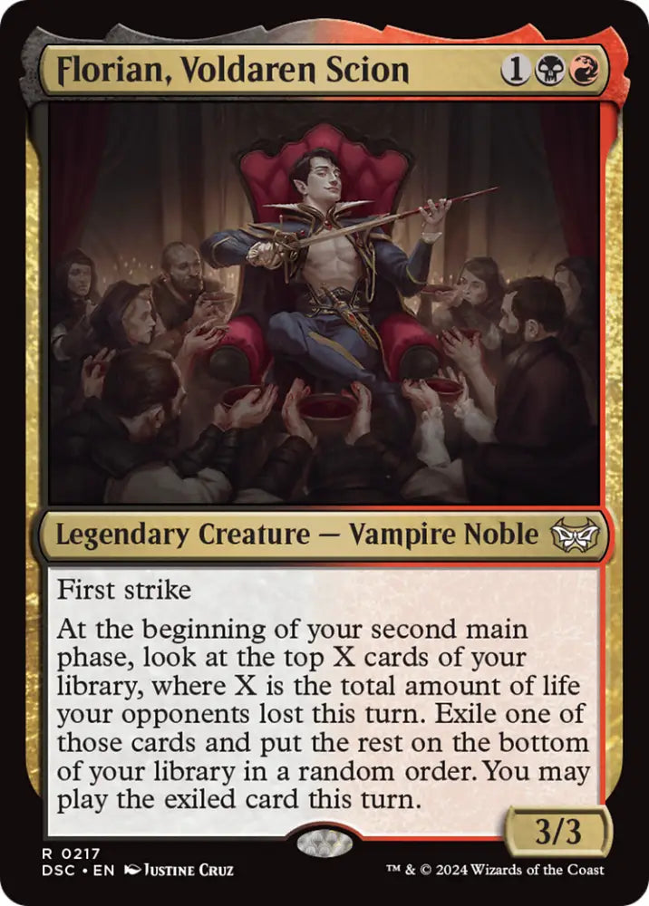 Florian Voldaren Scion [Duskmourn: House of Horror Commander] - MTG Single