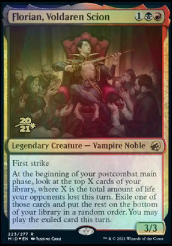 Florian Voldaren Scion [Innistrad: Midnight Hunt Prerelease Promos] - MTG Single