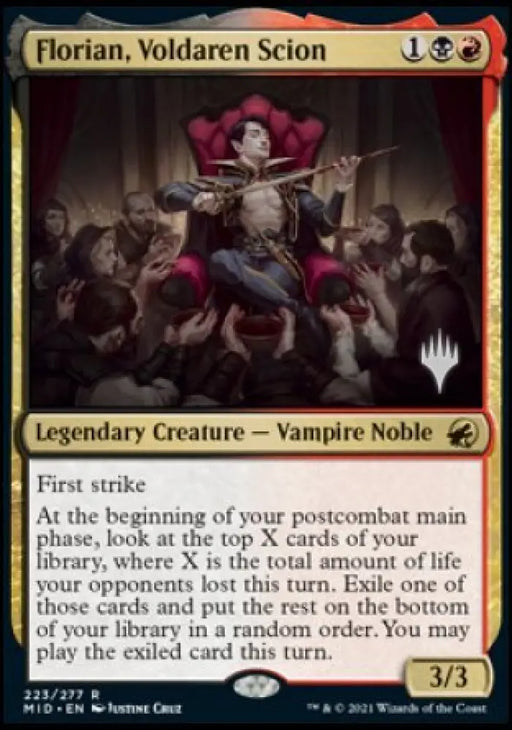 Florian Voldaren Scion (Promo Pack) [Innistrad: Midnight Hunt Promos] - MTG Single