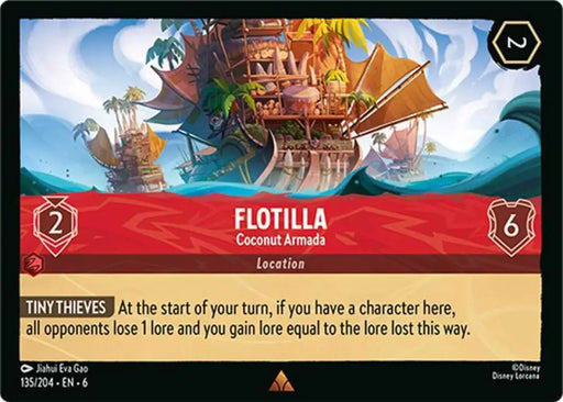 Flotilla - Coconut Armada (135/204) [Azurite Sea] - Lorcana Single