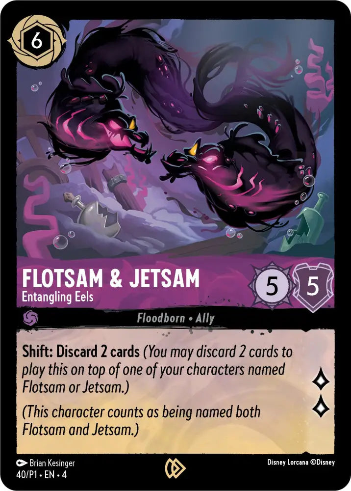 Flotsam & Jetsam - Entangling Eels (40) [Promo Cards] - Lorcana Single