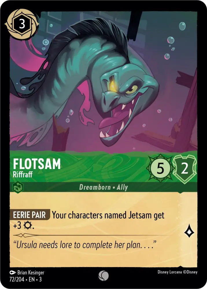 Flotsam - Riffraff (72/204) [Into the Inklands] - Lorcana Single