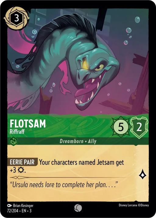 Flotsam - Riffraff (72/204) [Into the Inklands] - Lorcana Single