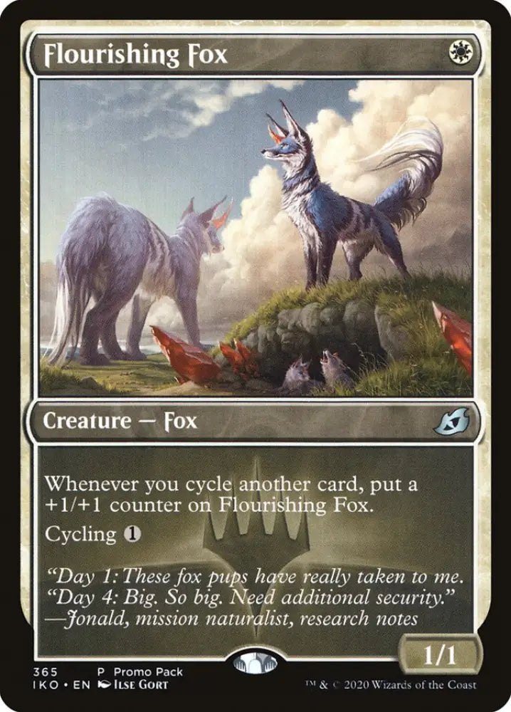 Flourishing Fox (Promo Pack) [Ikoria: Lair of Behemoths Promos] - MTG Single