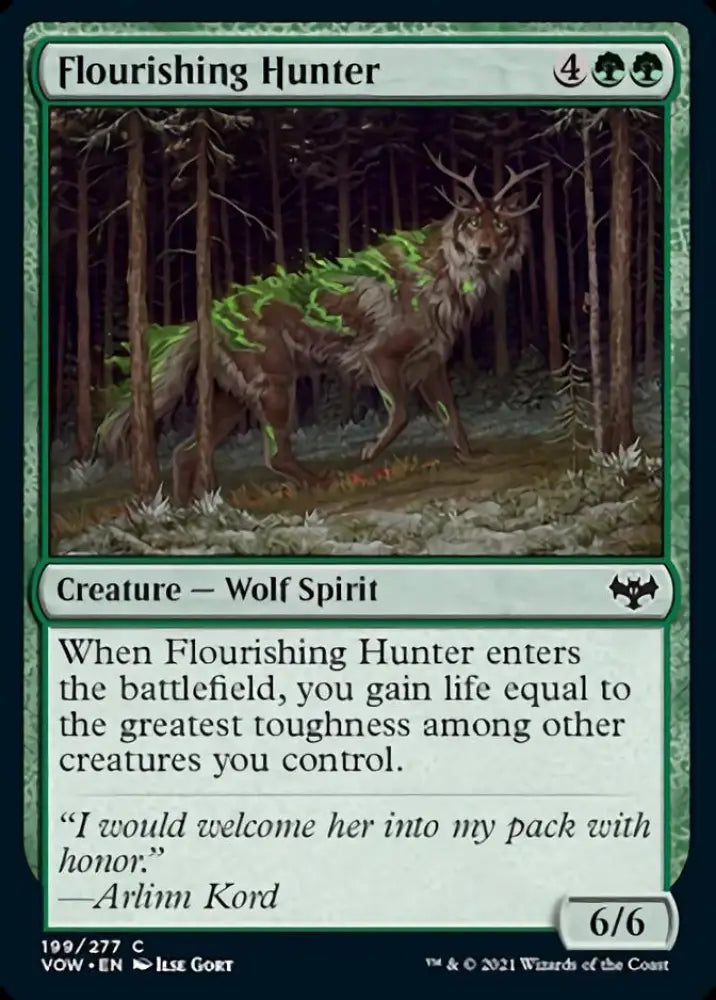 Flourishing Hunter [Innistrad: Crimson Vow] - MTG Single