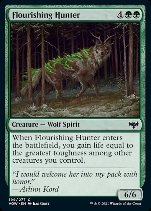 Flourishing Hunter [Innistrad: Crimson Vow] - MTG Single