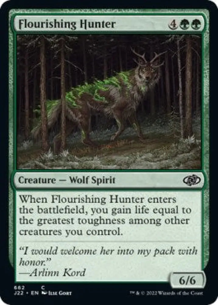 Flourishing Hunter [Jumpstart 2022] - MTG Single