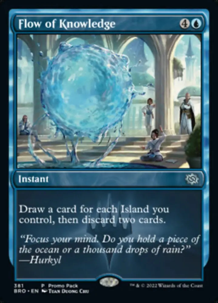 Flow of Knowledge (Promo Pack) [The Brothers’ War Promos] - MTG Single