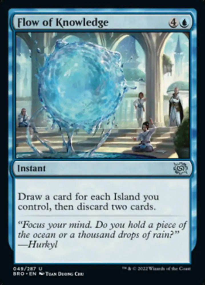 Flow of Knowledge [The Brothers’ War] - MTG Single