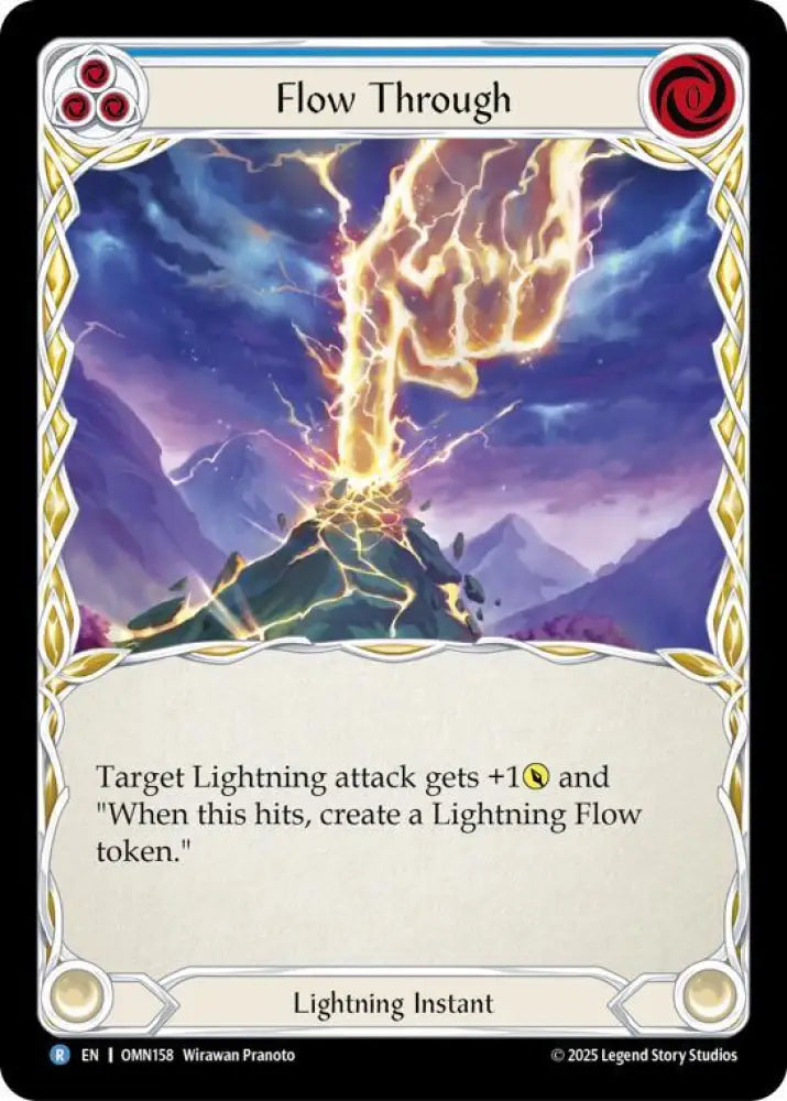 Flow Through (Blue) (OMN158) [Omens of the Third Age]