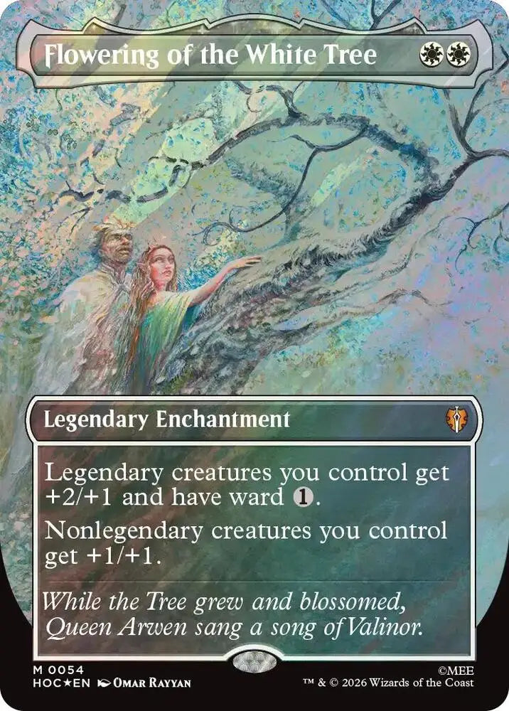 Flowering of the White Tree (Borderless) (Surge Foil) (54) [The Hobbit: Eternal-Legal]