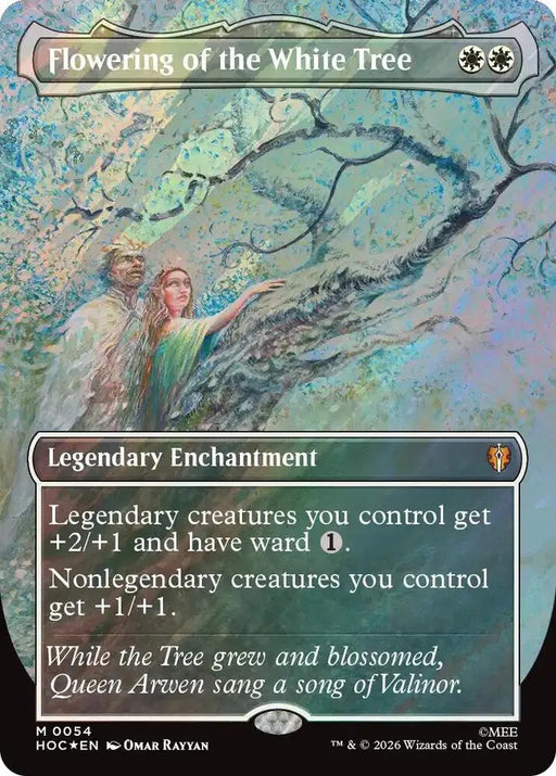 Flowering of the White Tree (Borderless) (Surge Foil) (54) [The Hobbit: Eternal-Legal]